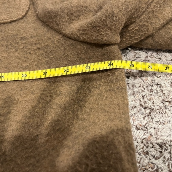 Gap Wool Blend Tan Duffle Coat with Toggle Buttons-UNLINED - Picture 5 of 8